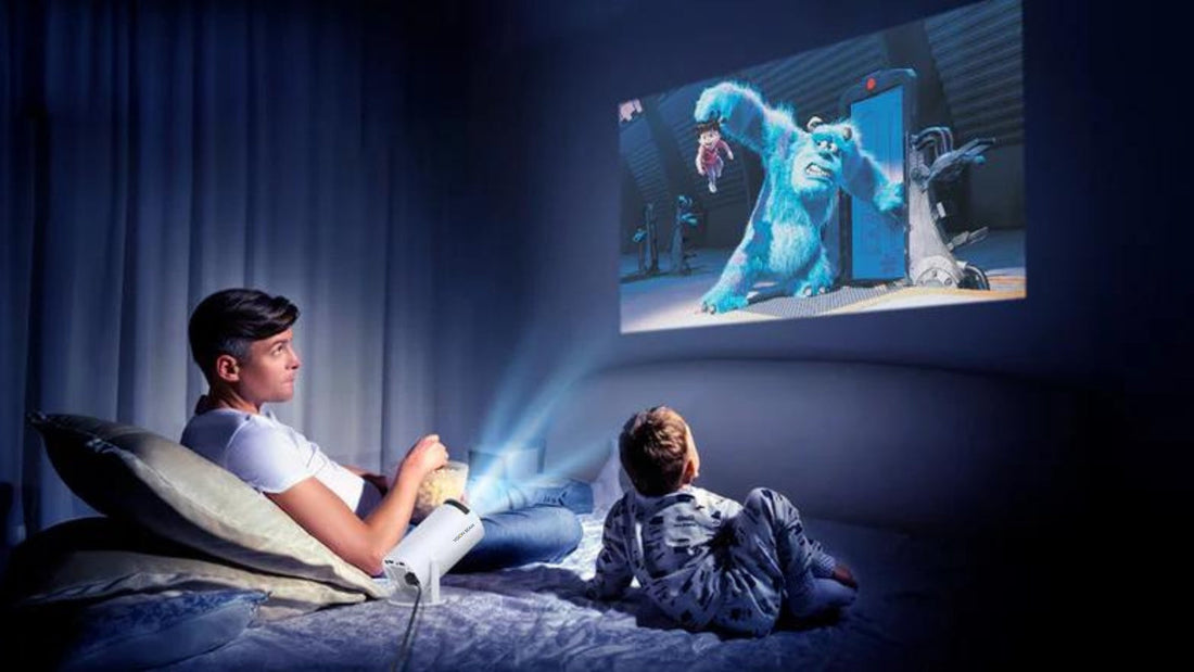 Transform Your Bedroom into a Cozy Home Theater with VisionBeam